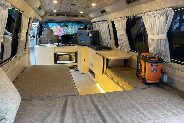 Sisi dalam campervan, Sumber: kompas.com